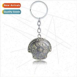 Europe game  fashion retro Dota2 immortal shield alloy keych
