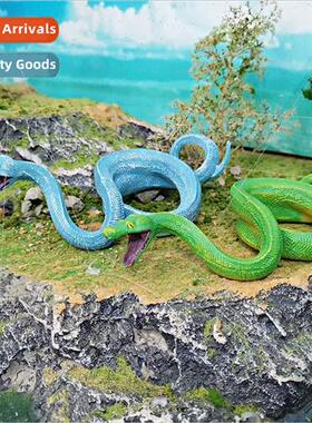 science education wild reptile model green e python blue e b
