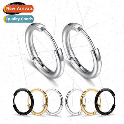 Tanium steel earrings tide jewellery versatile personaly rou