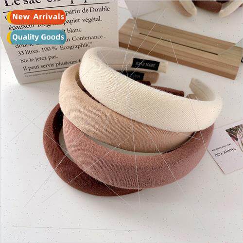 Hair card headdress thickened new fall winter retro sponge h