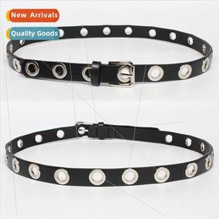 jeans belt Europe personalized buckle fashion pin stu rivets