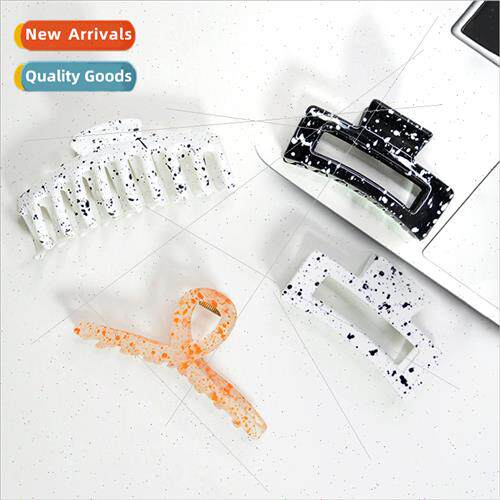 advanced sense back head large shark hair clips coiled hair