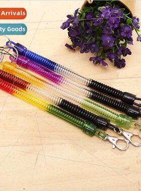 Keychain Plastic Spring Rope Thickened Plastic Spring Rope C