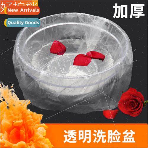 Beauty salon supplies acrylic washbasin transparent small wa - 实物图