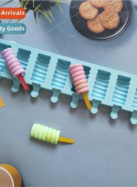 8-nk Candy Cane 488 Ice Cream licone Molds Dessert Popsicle