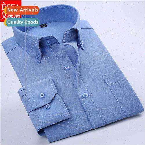 High-grade -iron vintage oxd textile long-sleeved shirts men