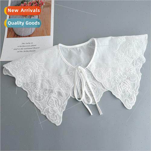 Fake collar children hundred spring fall lace embroidery fal
