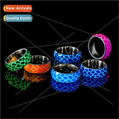 Fashion Europe Stainless Steel Resin minous Fish Scale Patte