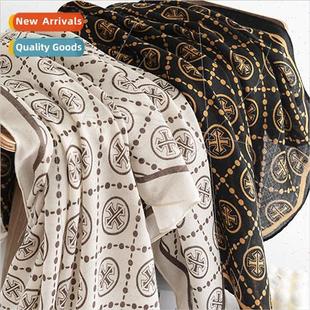 mesh printed plain sky nec sense compass senior Starry scarf