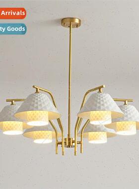 Antique brass atmosphere living room chandelier retro light