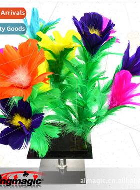 G0426 small flower mirror box   flower magic props stage mag