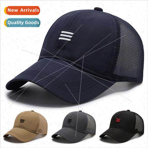 Hat men duck tongue hat summer half net cap breathable baseb