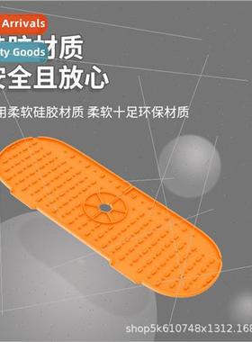 licone Faucet Drain MatKitchen Restroom Faucet Splash Padnk