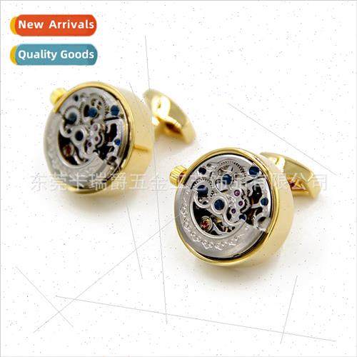 Movement cufflinks high-grade men business movement watch cu