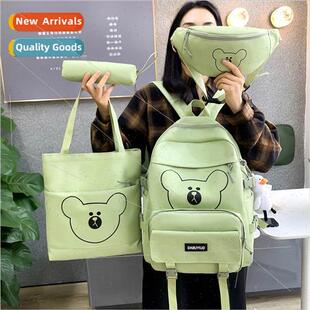 Multi sets of schoolbags female Donniel sweet and cute eleme