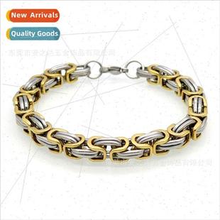tanium steel women Europe men domineering chain 8mm empire