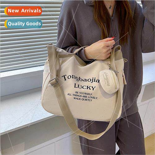 2022 new fashion letters large capacity shoulder bag literar