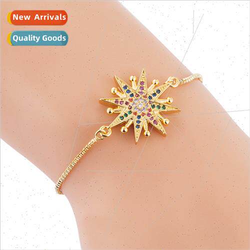 2020 new Europe fashion copper bracelet personalized sunflow