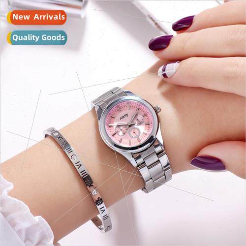 Women Watch Casual Three Eyes minous Waterproof Student Quar
