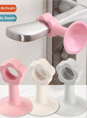 No-hole silicone door suck toilet door block door top suctio