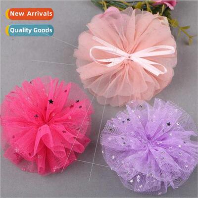 Fabric semi-finished flower accessories Korea glter mesh dis