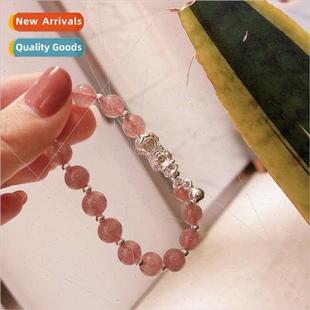 silver pendant accessories bracelet silver 925 strawberry cr