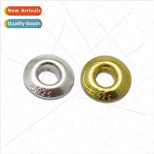 silver round bead Europe cap 925 tray jew simple