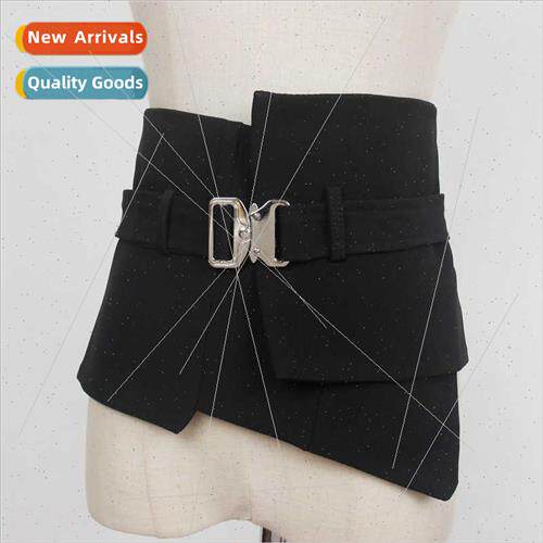 Outer waist seal ladies su wide belt fall winter dresses sub