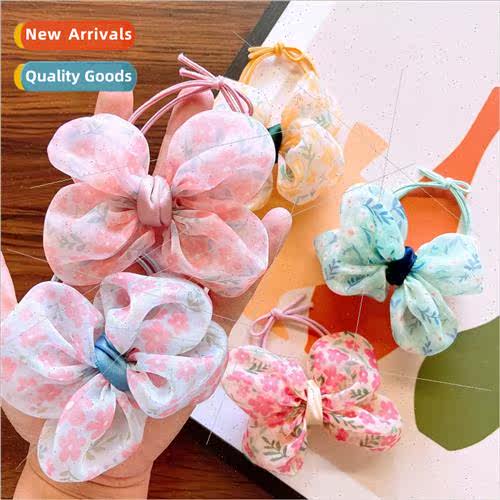 New children hair accessories Korean flowers bow hair rope g