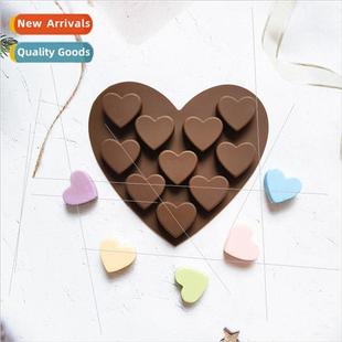 candy 605 small DIY hearts mold silicone puddin chocolate