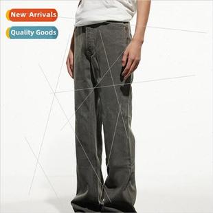 vintage old men washed jeans damage flare TAICHIISM micro