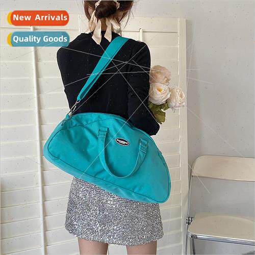 Handbag fashion Korean simple pure colour ins wind ladies sh