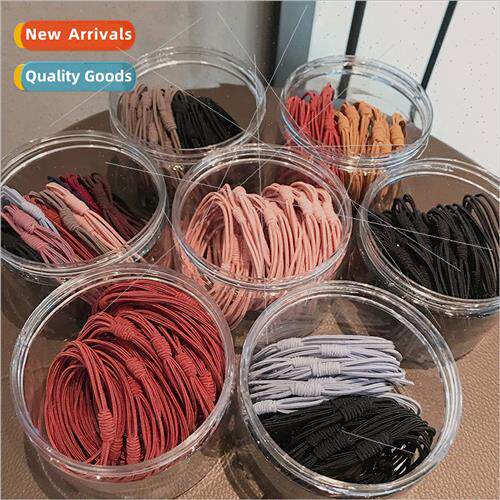 New basic paragraph 20 leather band female tie hair circle K