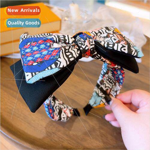 Yuan Qi girl cartoon double bow ethnic wind hairpin headband
