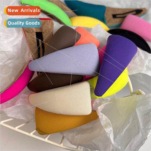 Hair clip color sponge clip triangle bb clip French sweet wh