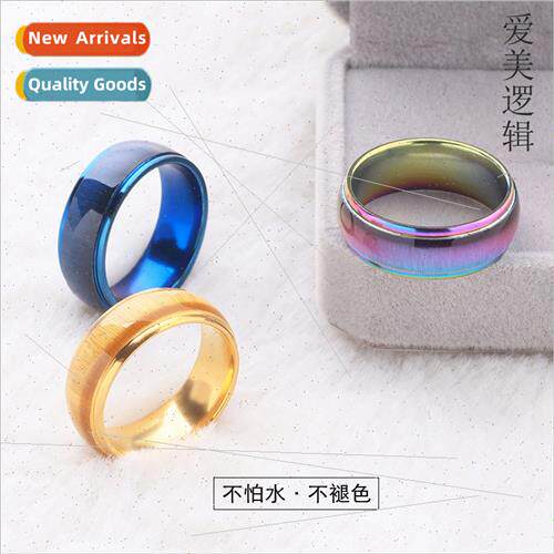 Non-fading cat eye stone plating ring Japan Korea fashion me