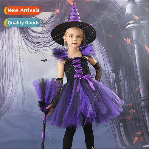 New Wch Party Kids Dresses Halloween Magic Wch Role Play Cos