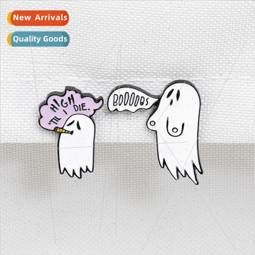 retro Halloween new cartoon ghost blow blow roll Boos studen - 实物图