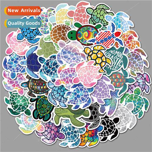 41 Turtle Graffi Stickers ggage Laptop Guar Waterproof Stick