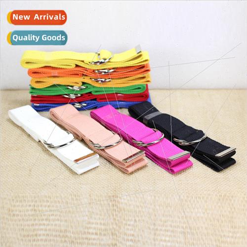 Double loop buckle 适用men women suitable belt fashion cotto