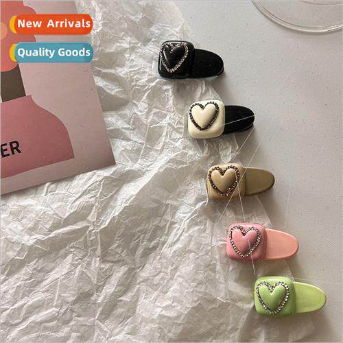 Hair clips gentle love rhinestone ehead broken hair clips Fr