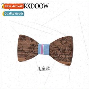 wooden bow baby grade boys children Brish High tie