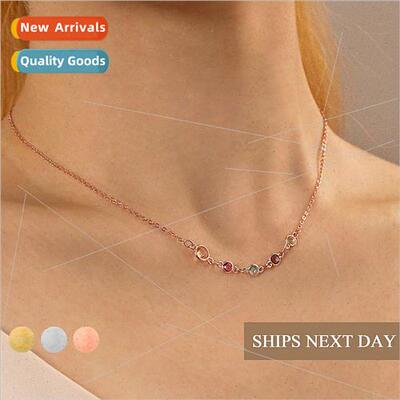 Korea fashion exquise glass crystal collarbone chain female