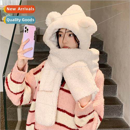 Winter skiing over head ear protection riding warm plush hat