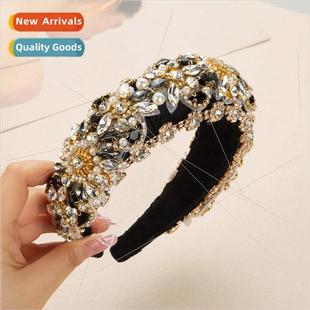 heavy handed Europe bands dia headbands new stched Hair hand