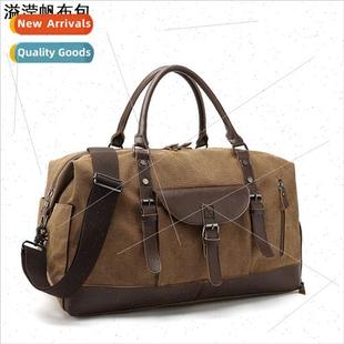 ggage Europe Short Bag Long Outdoor Travel Canvas Shoulder