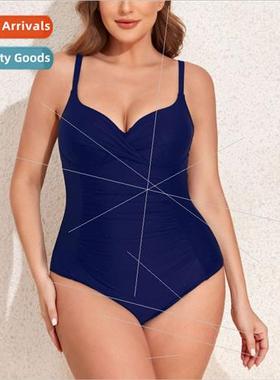 2023 Europe Plus ze Fatty One-piece Bikini Sexy Beach Spa Sw