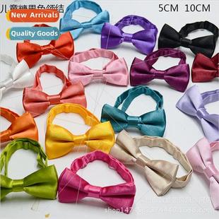 Solid Kids Color Korean Baby Bow Candy Tie