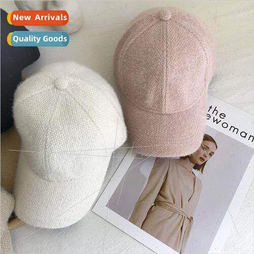 Hat female fall and winter rabb hair warm duck tongue cap sh