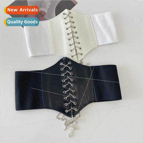 Women Cross Butterfly Waistband Tie Wide Waistband Tie Shape